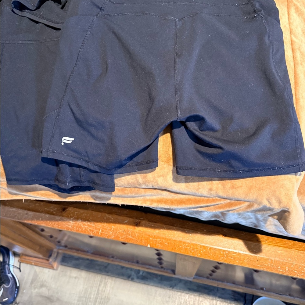 Fabletics Black Bike Shorts for Women